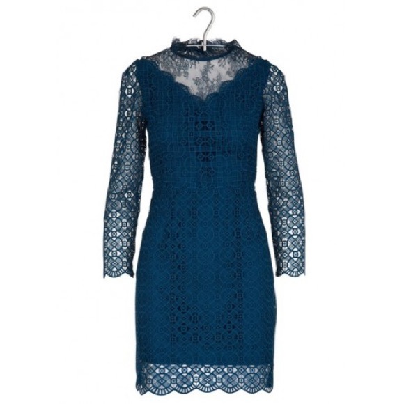 SANDRO Bartsie paneled scallop macramé lace dress - Picture 6 of 16